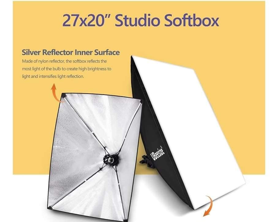 UBeesize Softbox Kit de iluminación para fotografía - Imagen 4