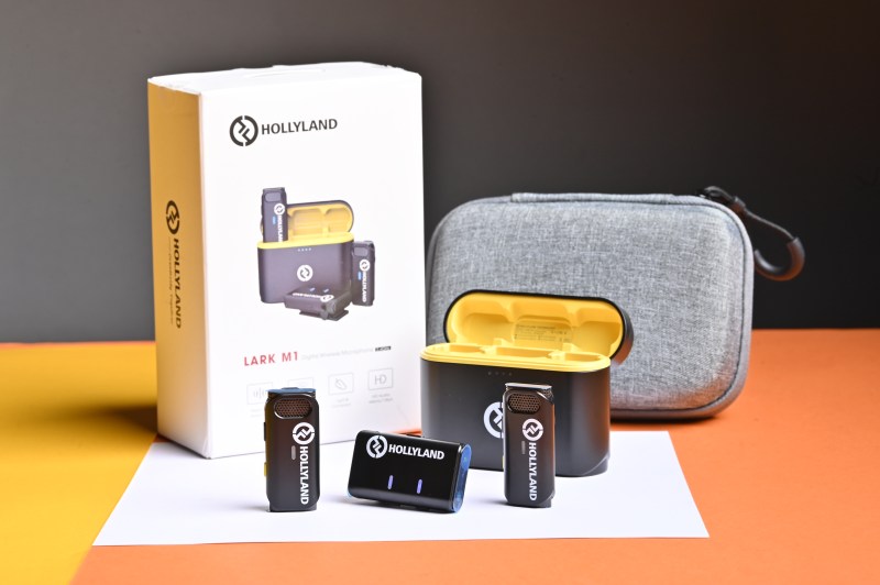 Hollyland Lark M1 - Micrófono inalámbrico doble