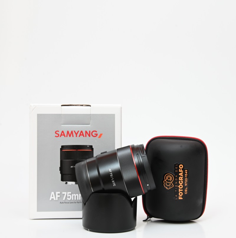 Lente Samyang AF 75mm f/1.8 FE para Sony E