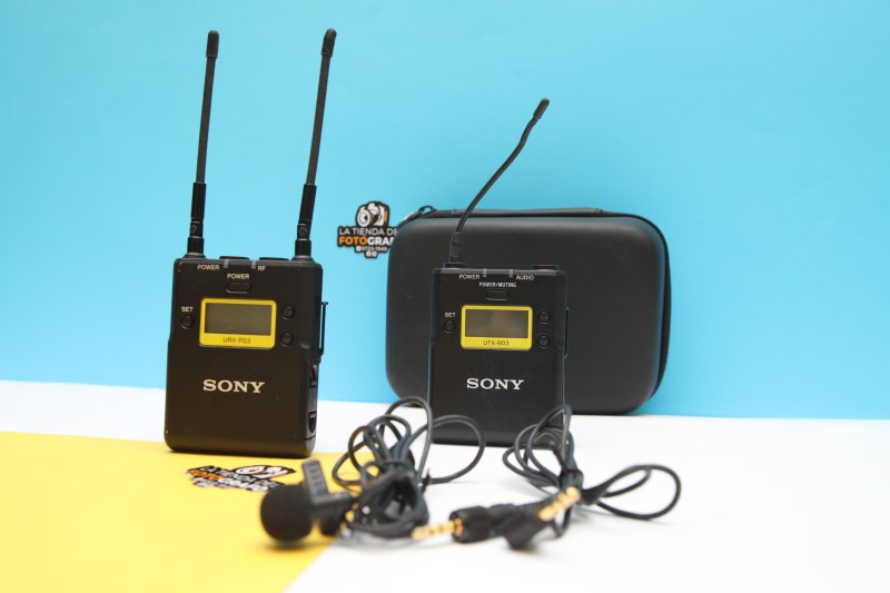Paquete de micrófono Lavalier inalámbrico digital integrado UWP-D11, incluye transmisor UTX-B03, receptor URX-P03, canales UHF 25/36: 536 a 608 MHz,