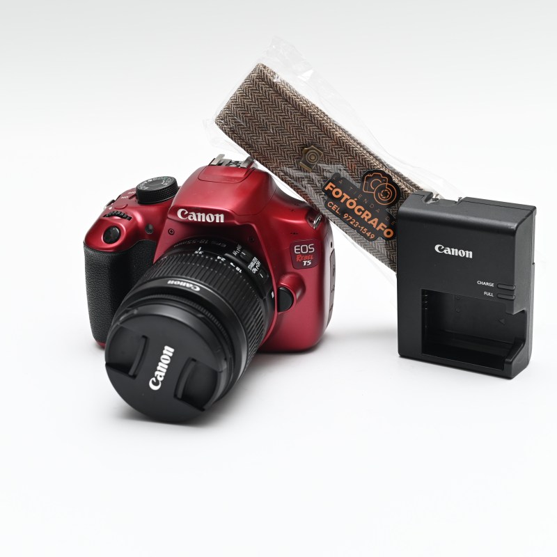 Cámara Canon EOS Rebel T5 DSLR con lente de 18-55 mm