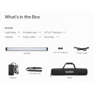Godox WT60R RGB Tubo de buceo ligero 60 centimetro
