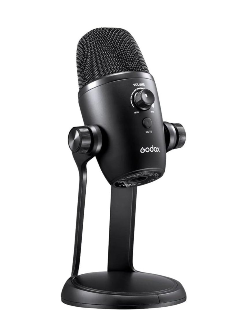 Micrófono USB de estudio Godox UMic82 | Audio nítido para podcasts y streaming