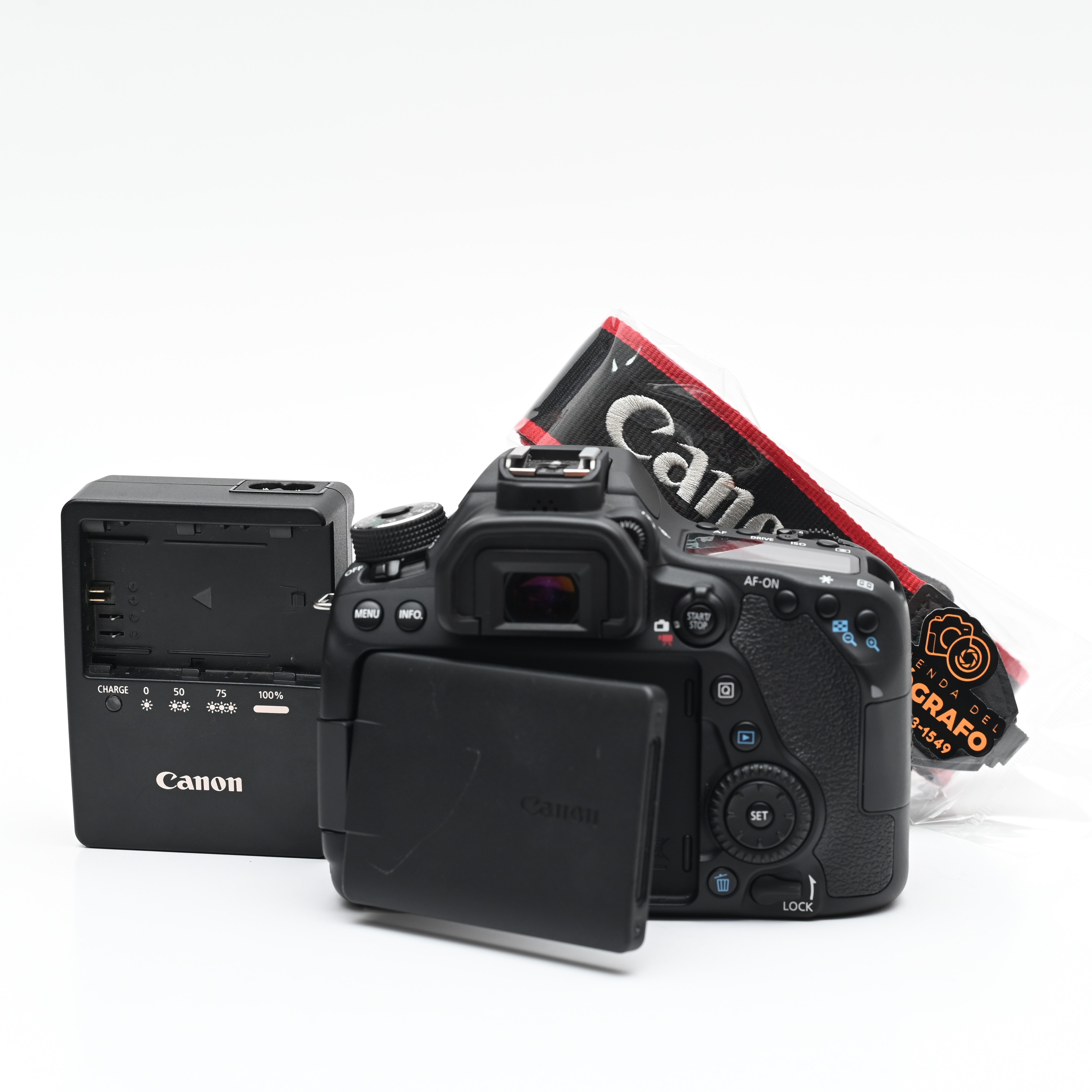 Cámara réflex digital Canon EOS 80D con lente de 18-55 mm - Imagen 4