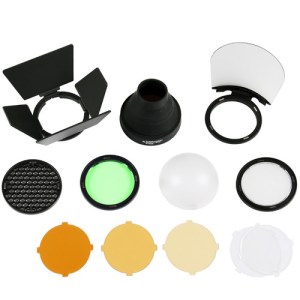 Kit de accesorios Godox AK-R1 para cabezal de flash redondo