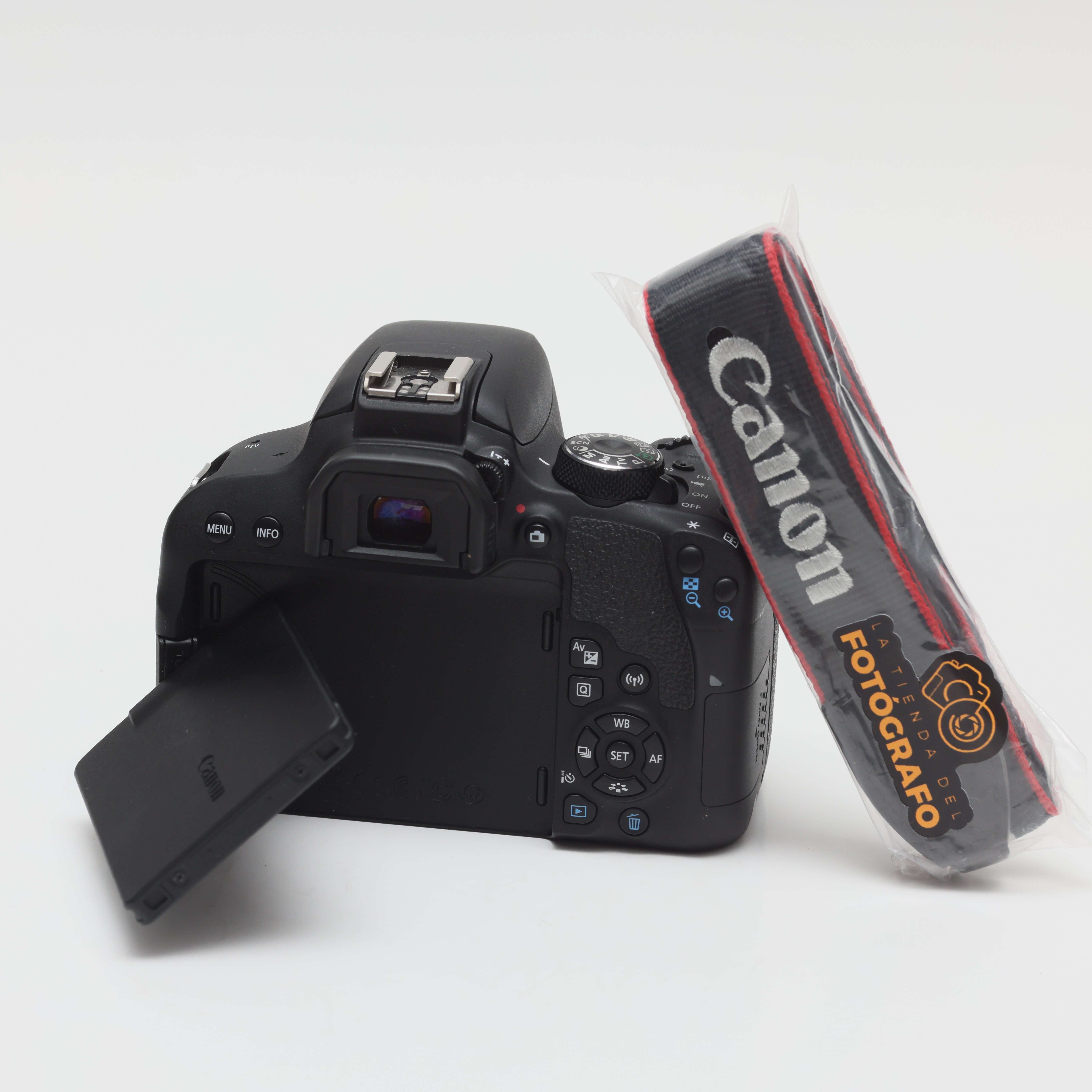 Canon EOS Rebel 800D Nombre japonés para la cámara DSLR T7i con lente AF de 18-55 mm f/3.5-5.6 - Imagen 4