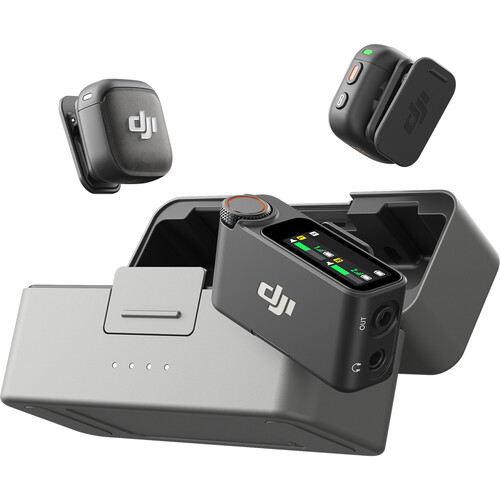 DJI Mic 3 Sistema/Grabador de Micrófono Inalámbrico Compacto para 2 Personas para Cámara y Smartphone