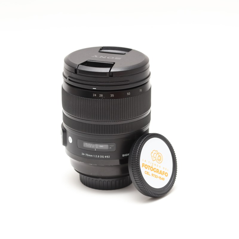 Lente de arte Sigma 24-70mm f/2.8 DG OS HSM para Canon EF