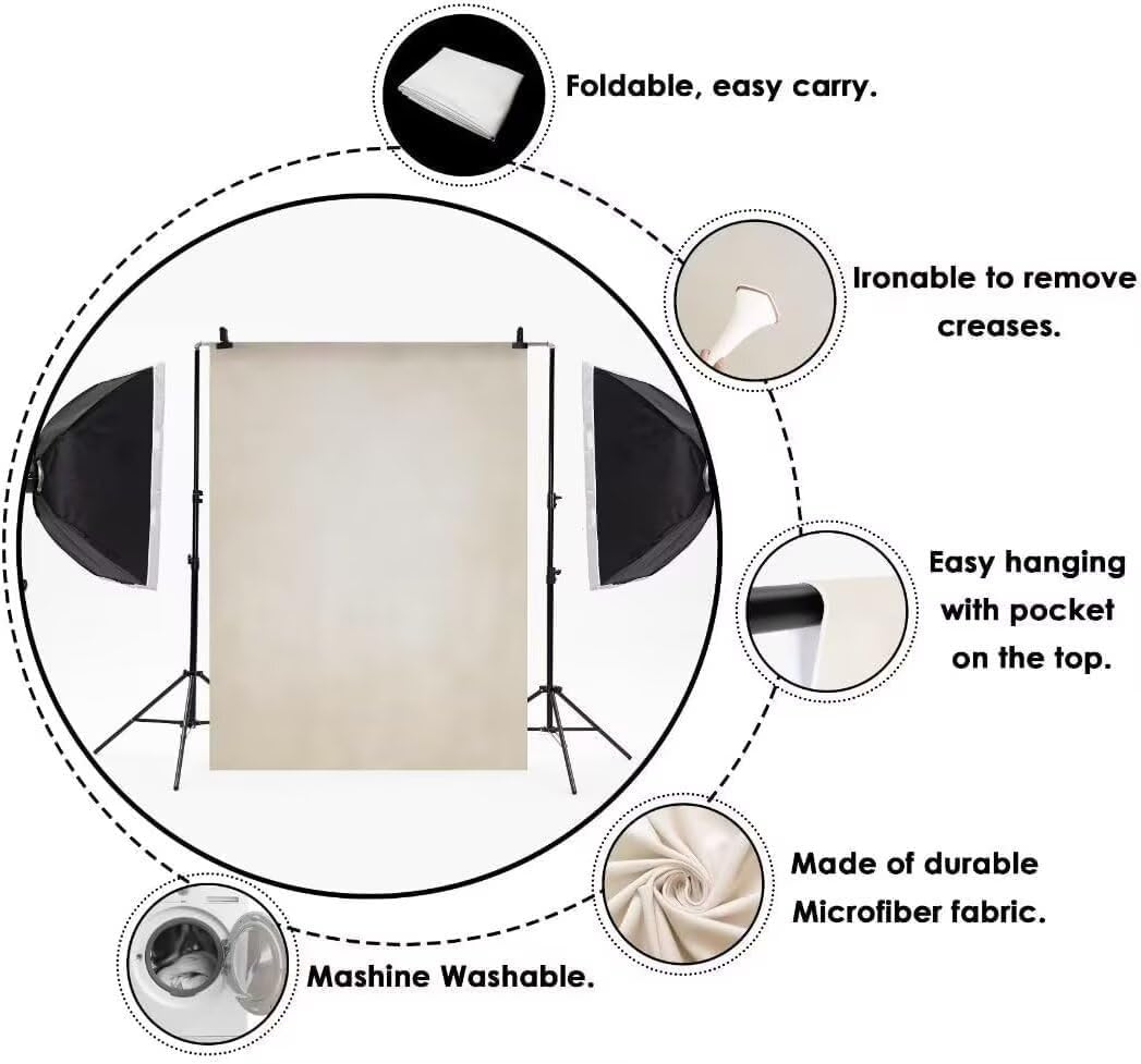 Telón Guirnalda de árbol de Navidad verde de Papá Noel para sala de correo (2.1m X 1.5m) - Imagen 3