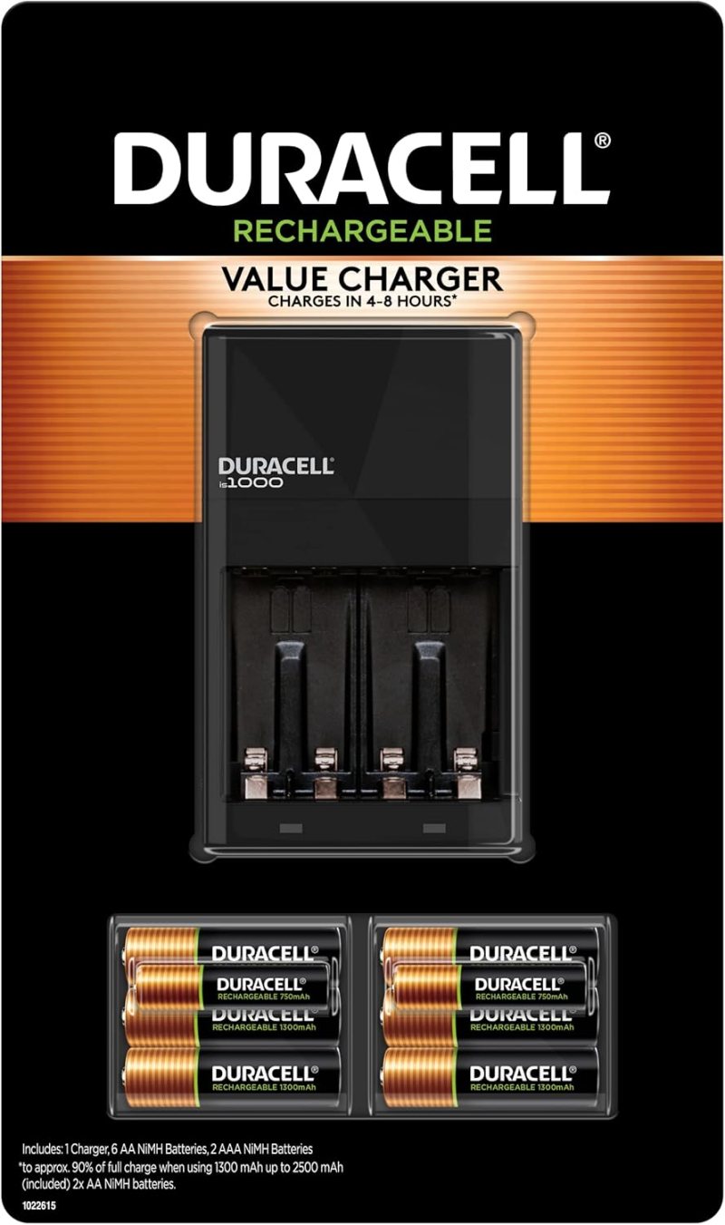 DURACELL Cargador para baterías AA