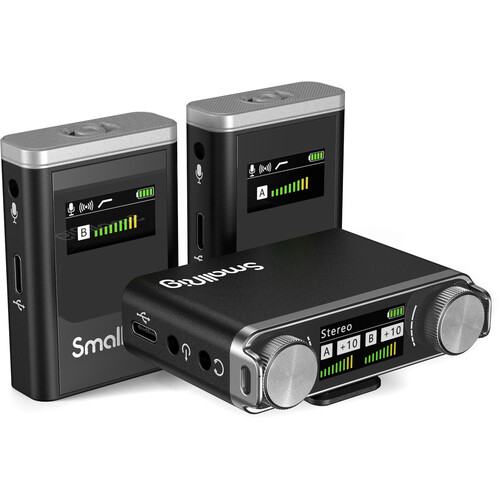 Micrófono inalámbrico compacto SmallRig Forevala W60 para 2 personas (2,4 GHz)