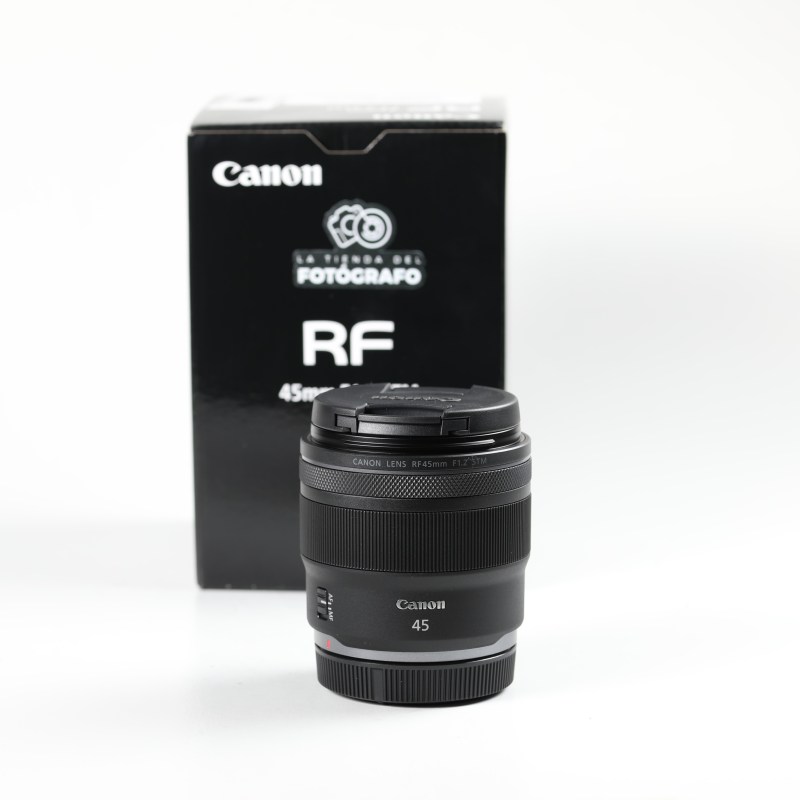 Lente Canon RF 45 m, F1.2 STM