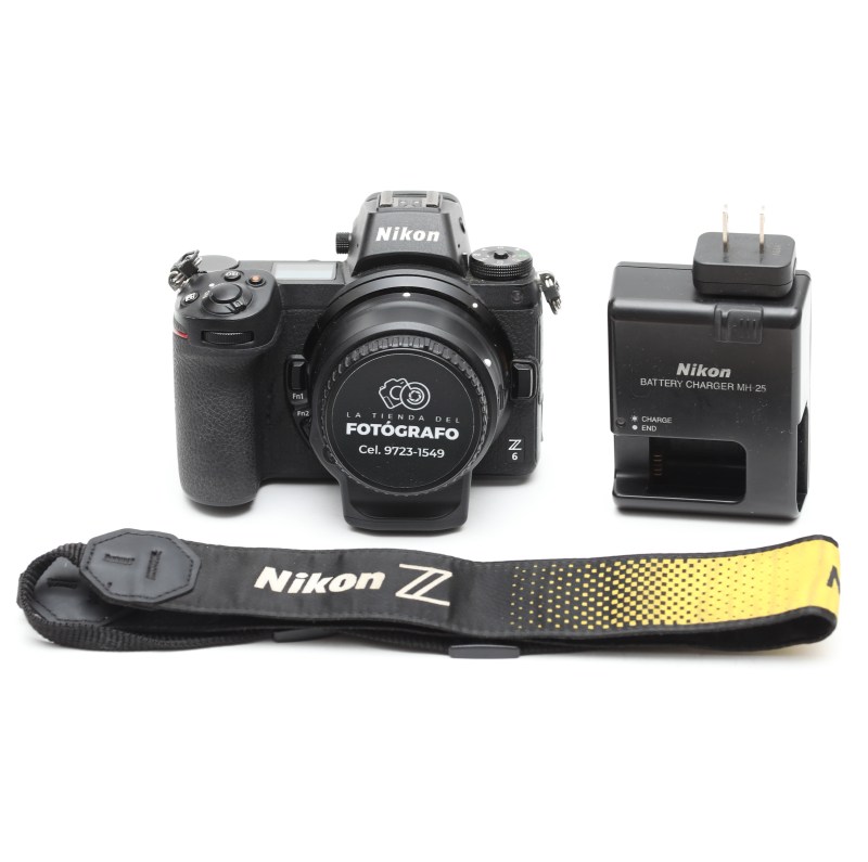 Cámara Nikon Z6 + Adaptador