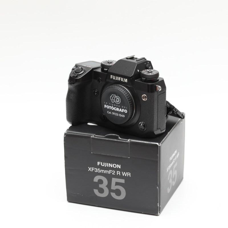 Cámara Fujifilm digital sin espejo X-H1 + Lente Fujinon XF35mmF2 R WR