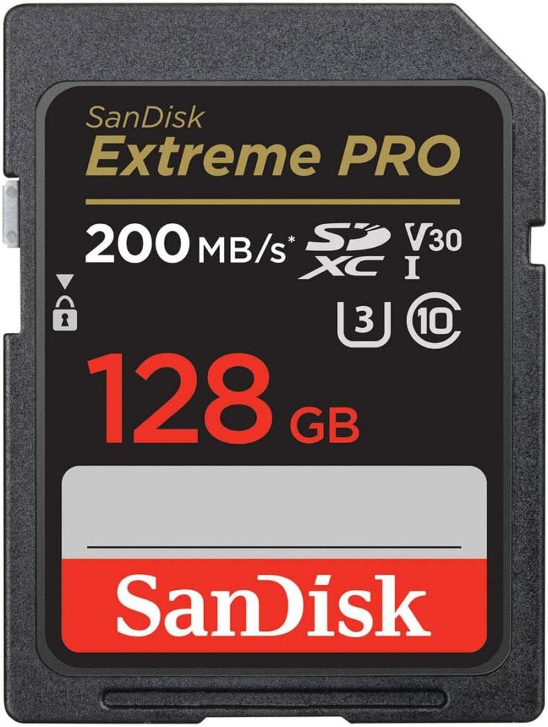 SanDisk Tarjeta de memoria Extreme PRO UHS-I U3 SDXC de 128 GB