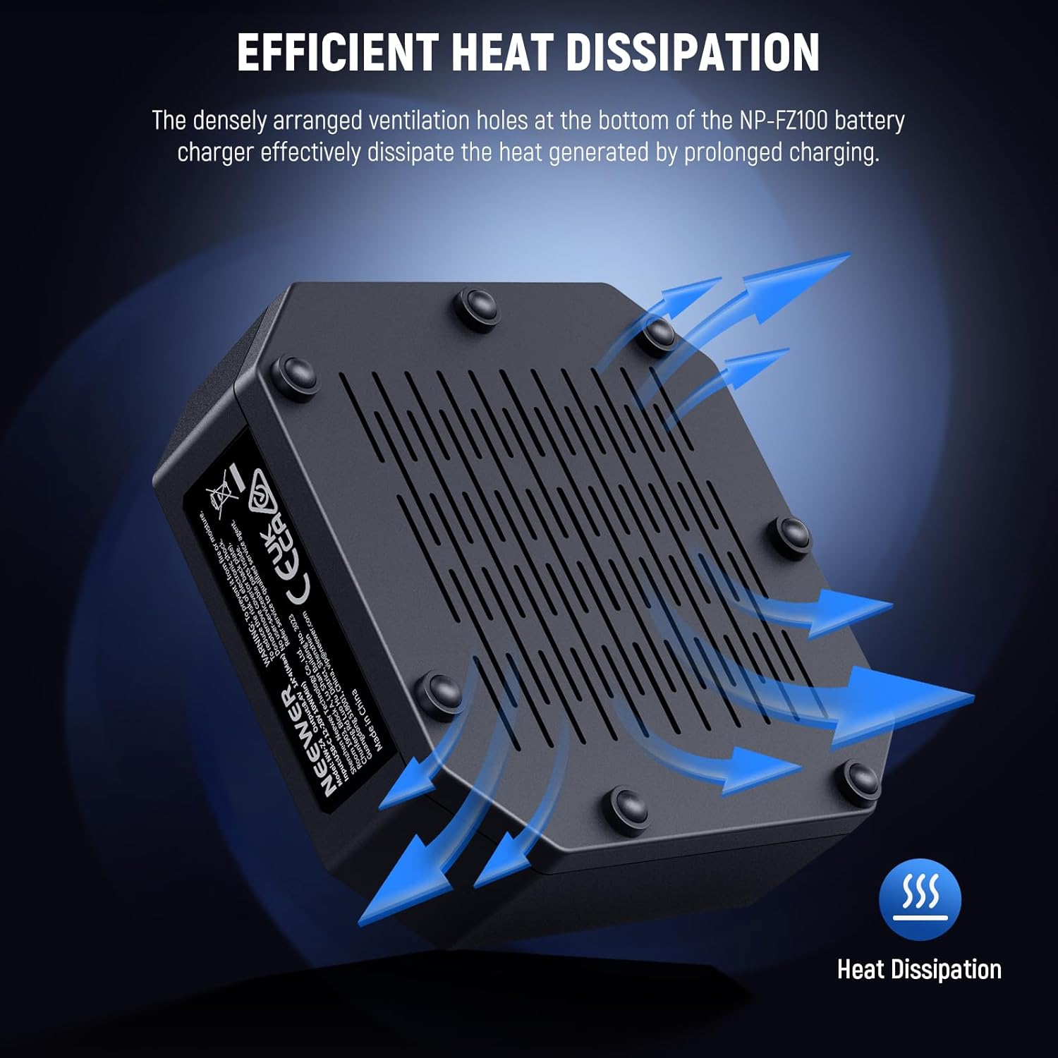 Neewer Cargador NP-FZ100 de 4 canales - Imagen 2