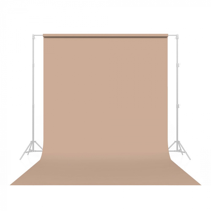 Papel de fondo sin costuras color #53 nuez (107'' de ancho x 36' de largo)