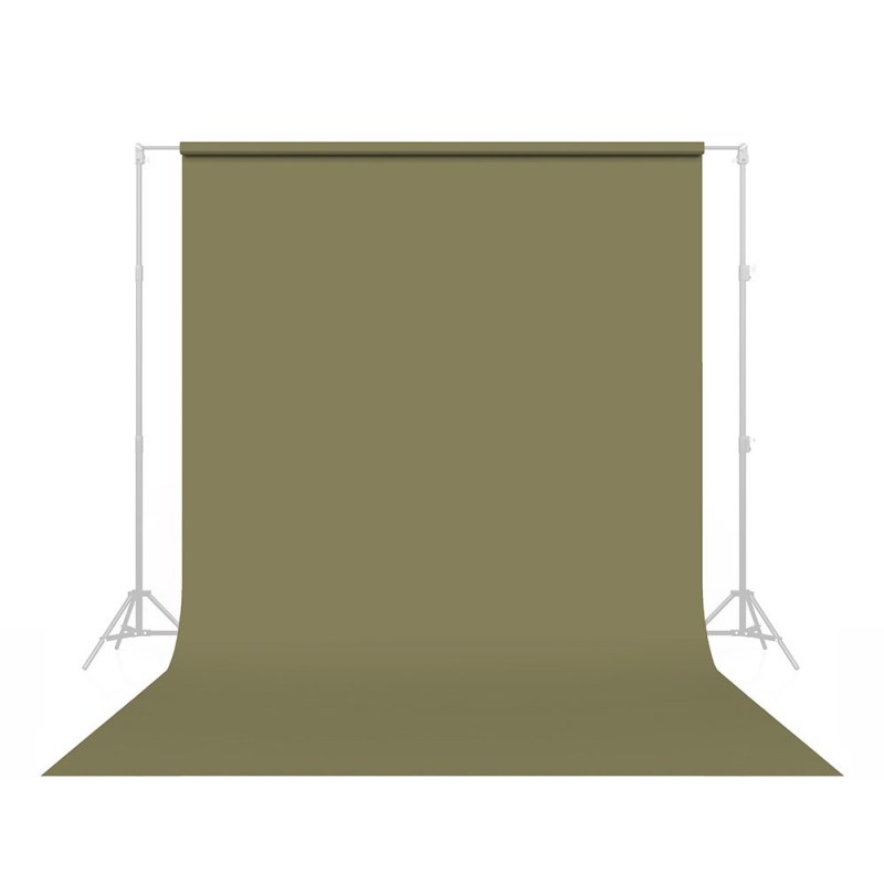 Papel de fondo sin costuras verde oliva (107'' de ancho x 36' de largo)