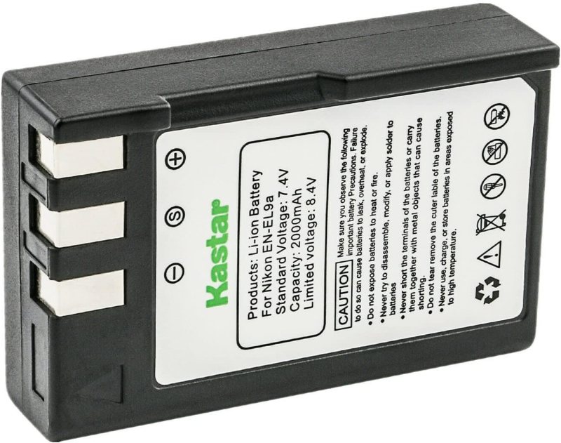 Kastar Batería Nikon de iones de litio de EN-EL9