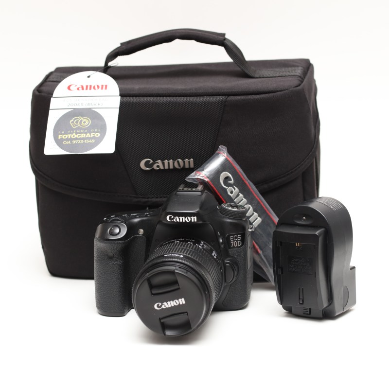 Camara Canon 70D + Bolso Canon