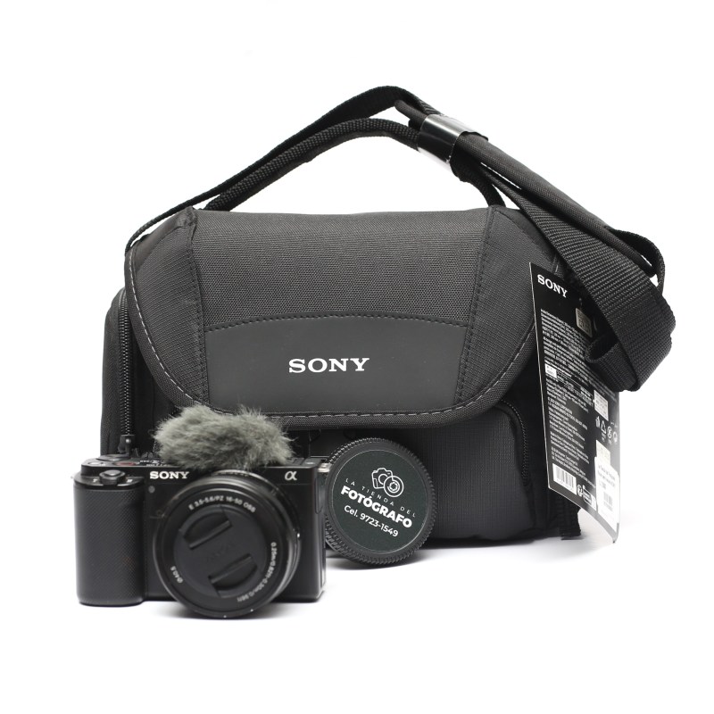 CAMARA SONY ZV-E10 + Lente 16-50mm + Bolso Sony