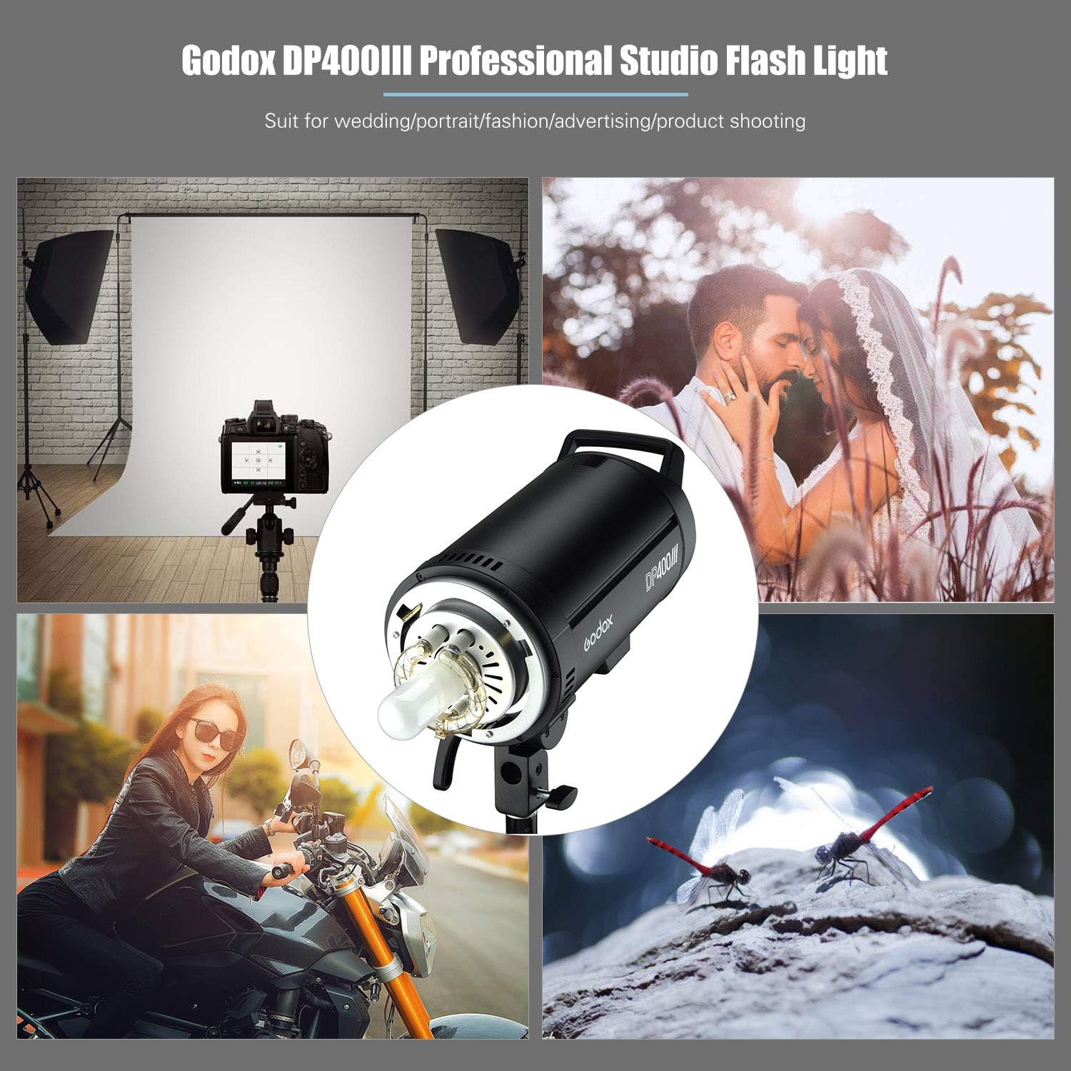 Flash Godox DP400III Studio 400Ws - Imagen 9