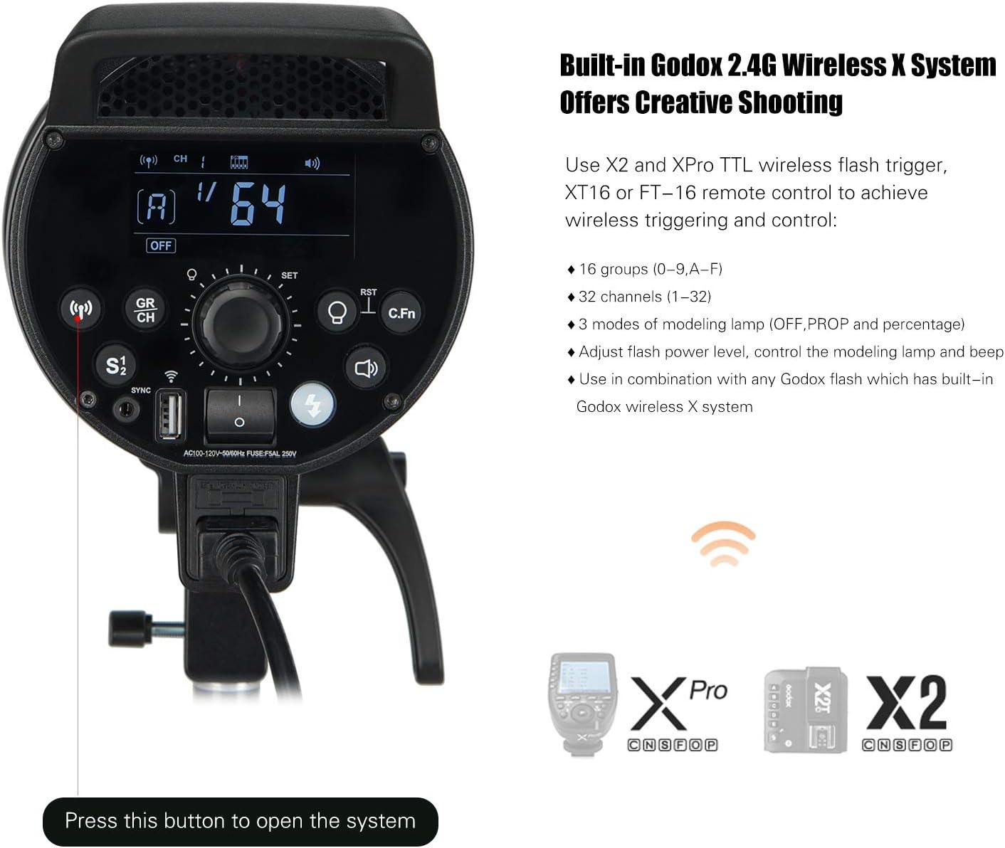 Flash Godox DP400III Studio 400Ws - Imagen 8