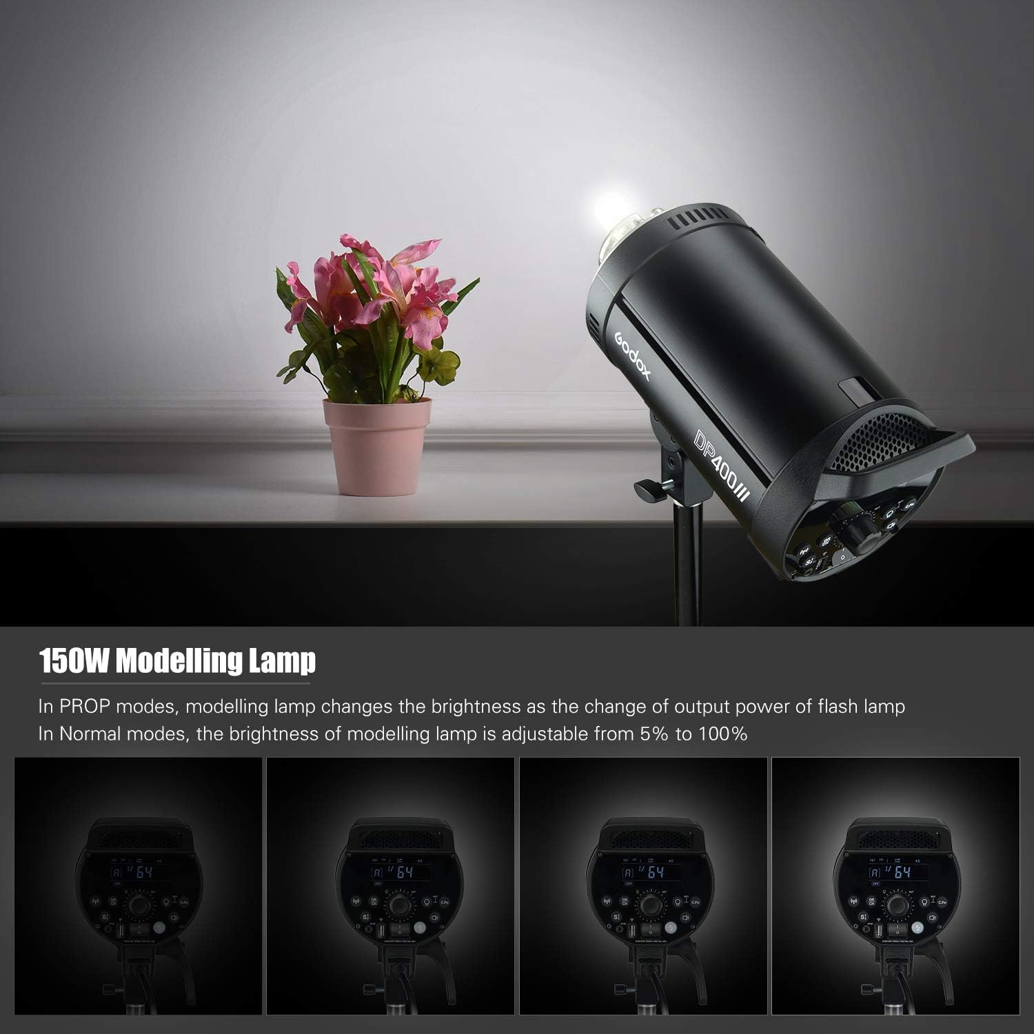 Flash Godox DP400III Studio 400Ws - Imagen 5