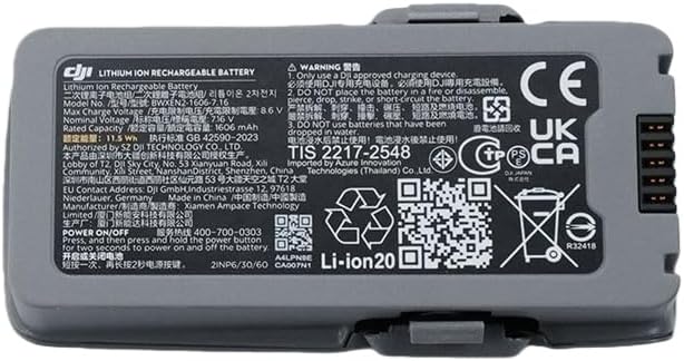 Batería de vuelo inteligente original para DJI Neo 2 1606mAh Batería de repuesto - Imagen 3