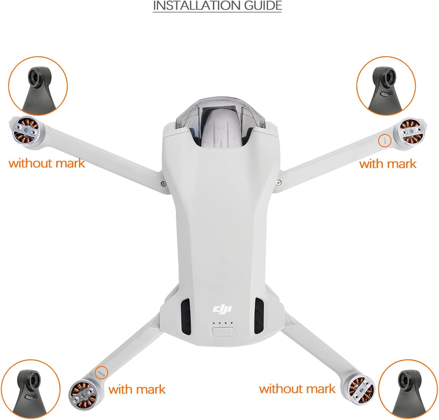 Hélices de 24 piezas para DJI Mini 3: Palas de liberación rápida - Imagen 2