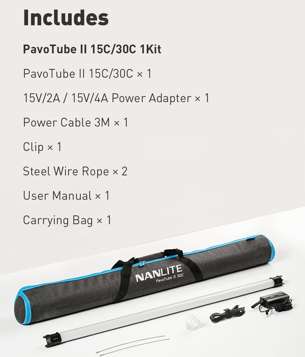Nanlite PavoTube II 15C LED RGB Tube - Imagen 3