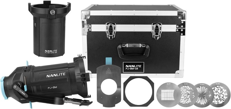 Nanlite PJ-BM - Accesorio de proyección con lentes de 19° y 36°