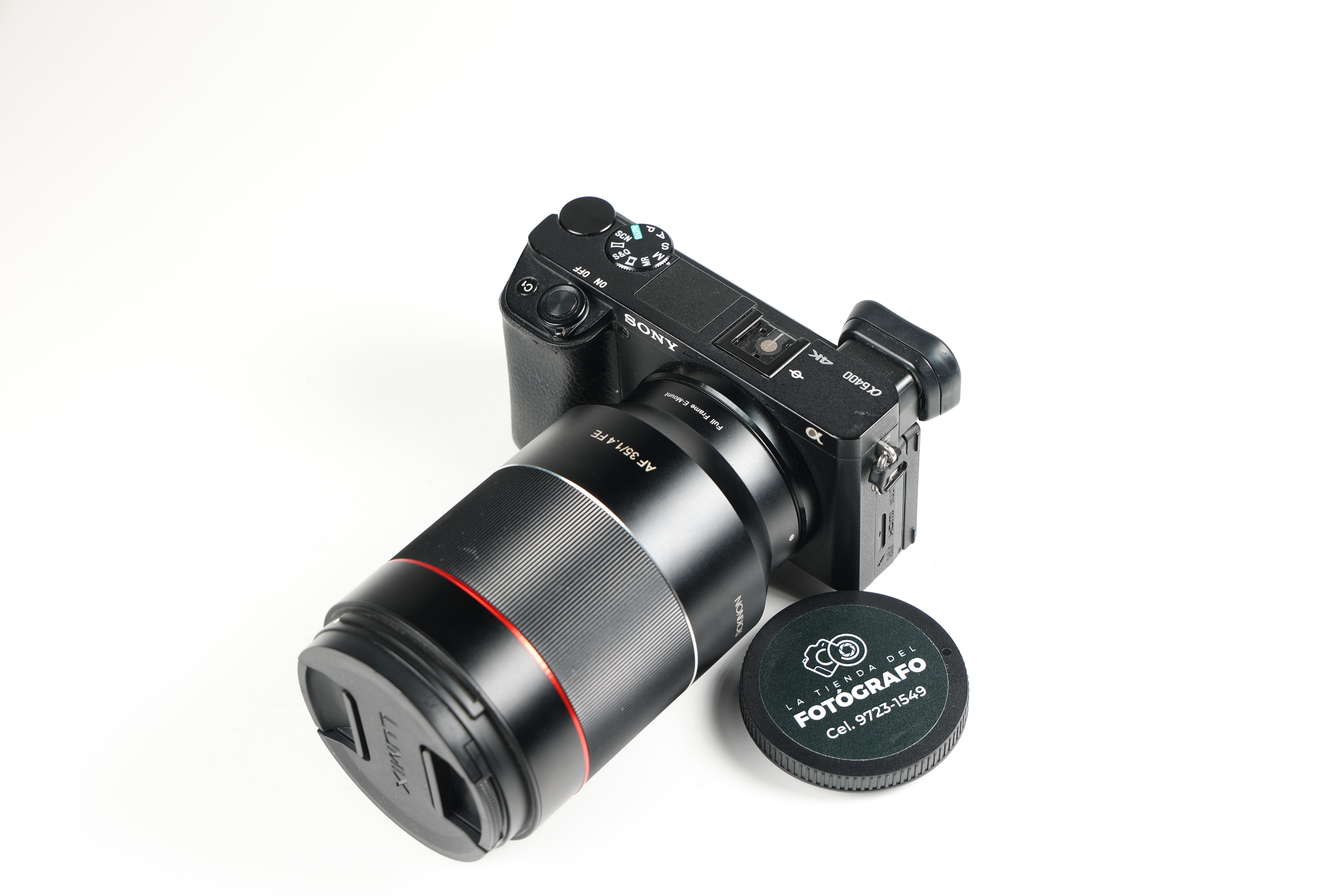 Combo de Camara Sony A6400 + Lente Rokinon 35 mm 1.4 - Imagen 3