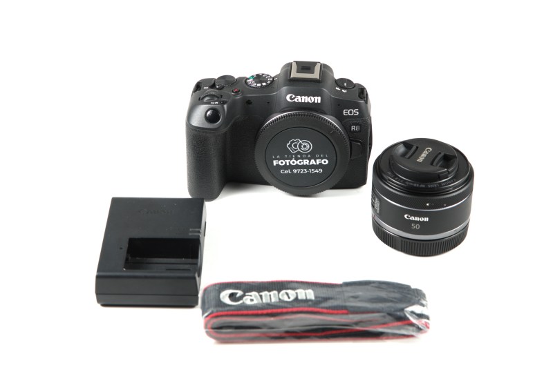 Combo de Camara Canon R8 + Lente RF 50mm
